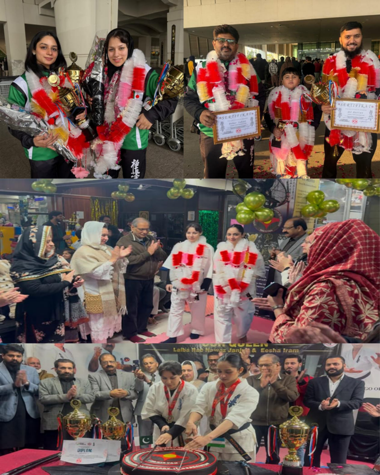 پاکستان کی کیوکشن کراٹے میں تاریخی کامیابی، 3 گولڈ اور 3 سلور میڈلز حاصل